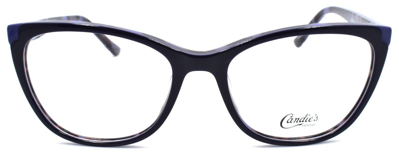 2-Candies CA0188 090 Women's Eyeglasses Frames 53-17-140 Shiny Blue-889214172716-IKSpecs