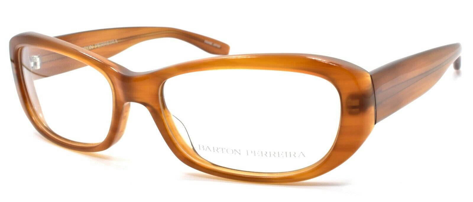 1-Barton Perreira Isabel AMB Women's Eyeglasses Frames 54-16-133 Amber-672263038498-IKSpecs