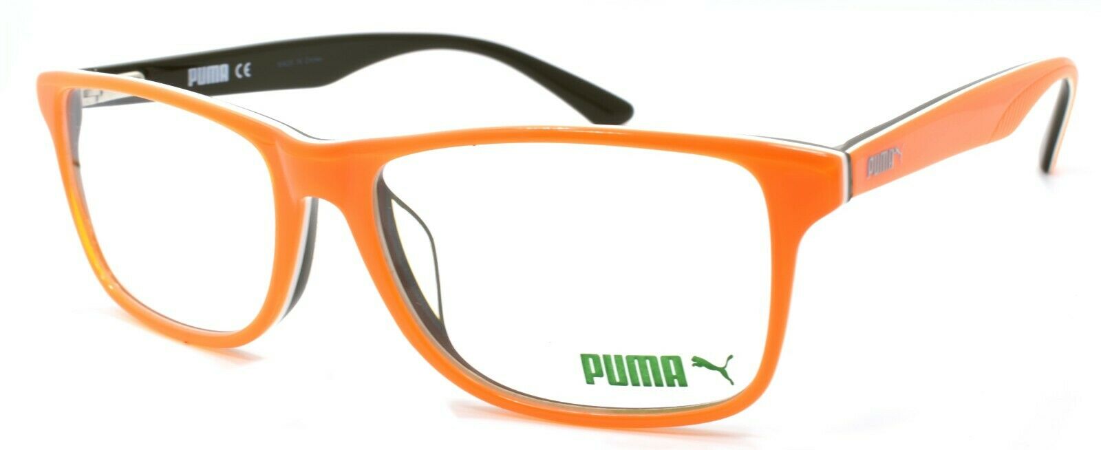 1-PUMA PU0108OA 005 Men's Eyeglasses Frames 56-17-145 Orange-889652063133-IKSpecs