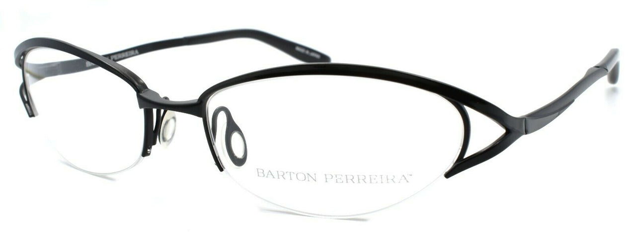 1-Barton Perreira Eliza Women's Eyeglasses Frames 53-17-125 Jet / Black Satin-672263038184-IKSpecs