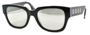 1-McQ Alexander McQueen MQ0020S 002 Women's Sunglasses Black / Mirrored-889652010441-IKSpecs