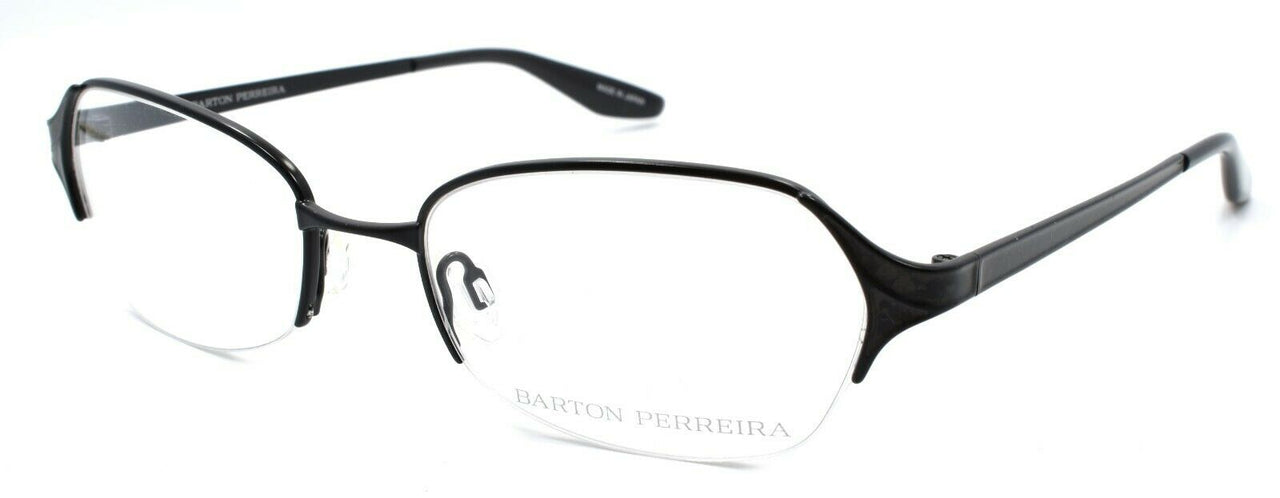 1-Barton Perreira Valera Women's Glasses Frames Half-rim 50-18-135 Black Snake-672263039907-IKSpecs