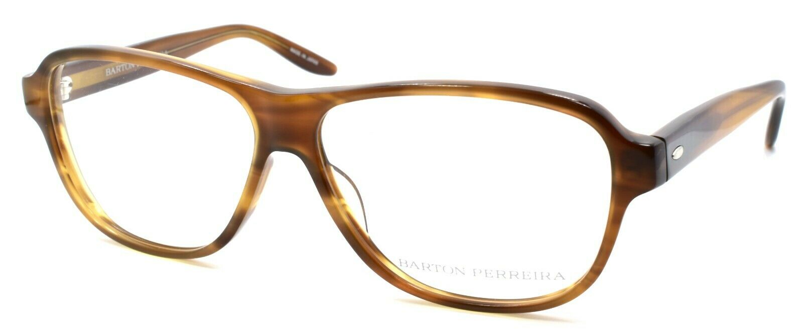 1-Barton Perreira Newmar UMT Unisex Eyeglasses 57-13-138 Umber Tortoise JAPAN-672263038962-IKSpecs