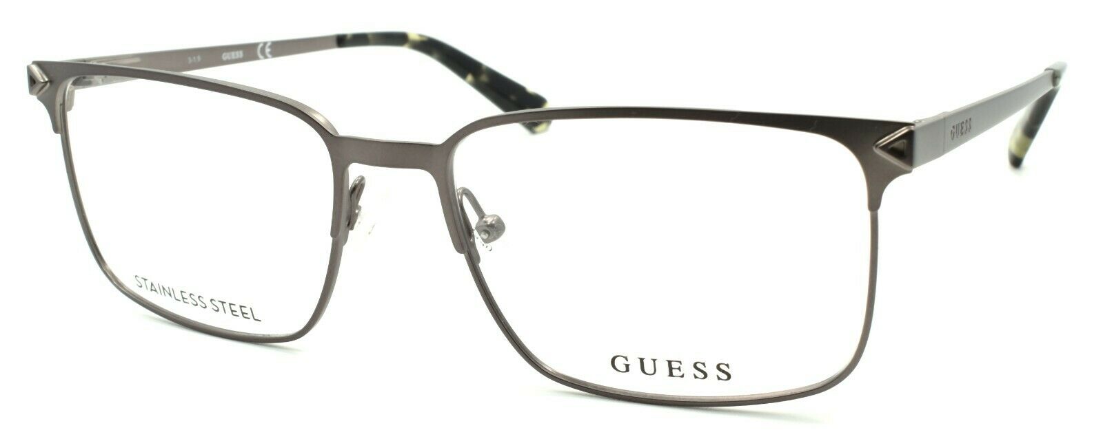 1-GUESS GU1965 009 Men's Eyeglasses Frames 55-17-145 Matte Gunmetal-889214034052-IKSpecs