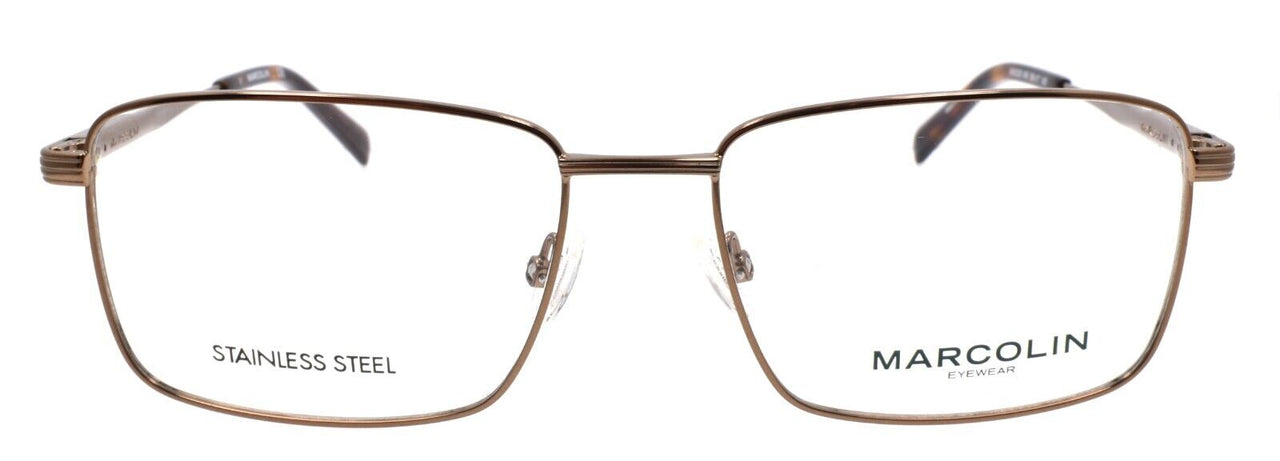 Marcolin MA3028 049 Men's Eyeglasses Frames 56-17-145 Brown