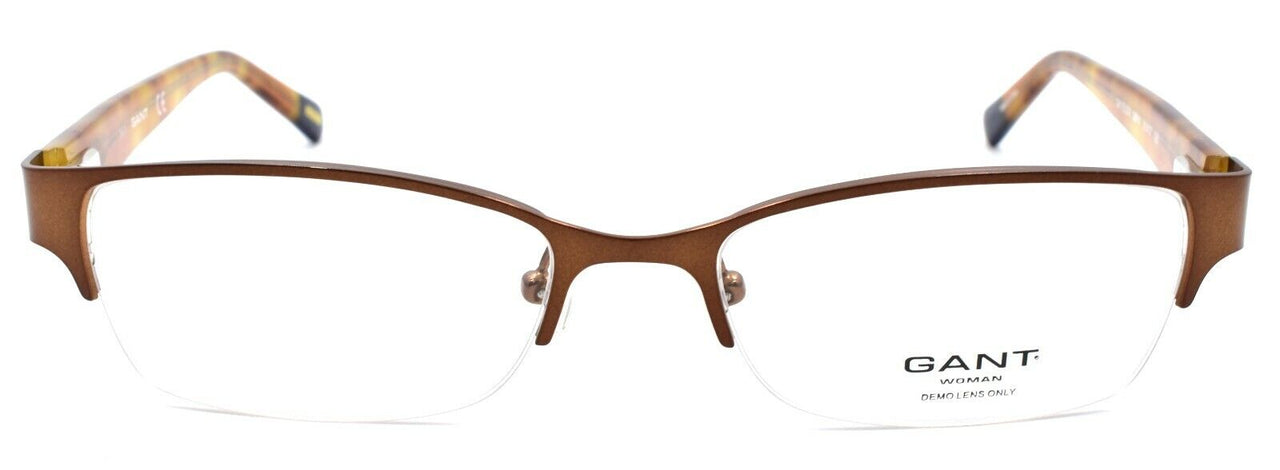 GANT GW Eliza SBRN Women's Half-rim Eyeglasses Frames 51-17-135 Satin Brown