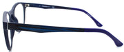 5-Marchon M-1502 412 Eyeglasses Frames 50-19-140 Matte Navy + 2 Magnetic Clip Ons-886895484374-IKSpecs