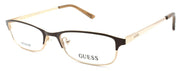 1-GUESS GU2544 045 Women's Eyeglasses Frames Petite 49-17-135 Light Brown / Gold-664689748310-IKSpecs