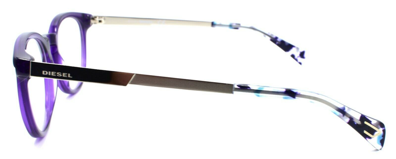 3-Diesel DL5150 092 Women's Eyeglasses Frames 50-18-140 Violet-664689707508-IKSpecs