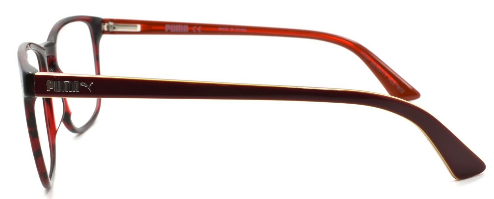 3-PUMA PU0077O 003 Women's Eyeglasses Frames 53-19-140 Havana Red + CASE-889652029610-IKSpecs