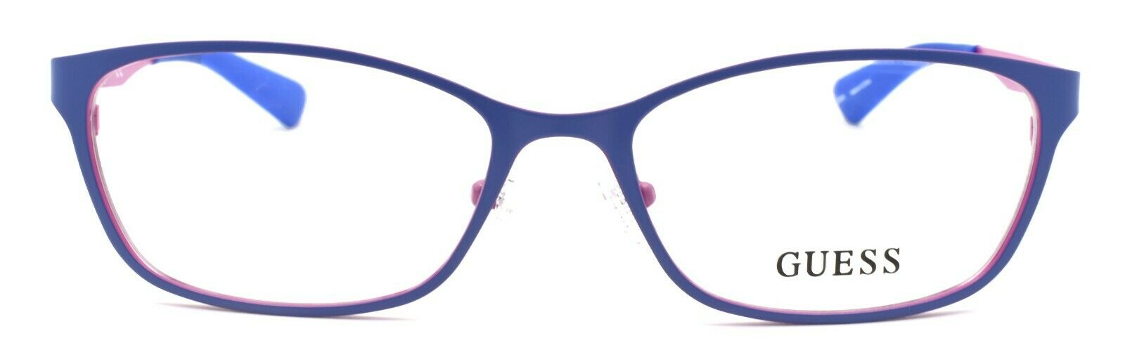 2-GUESS GU2563 091 Women's Eyeglasses Frames 52-16-135 Matte Blue-664689787913-IKSpecs