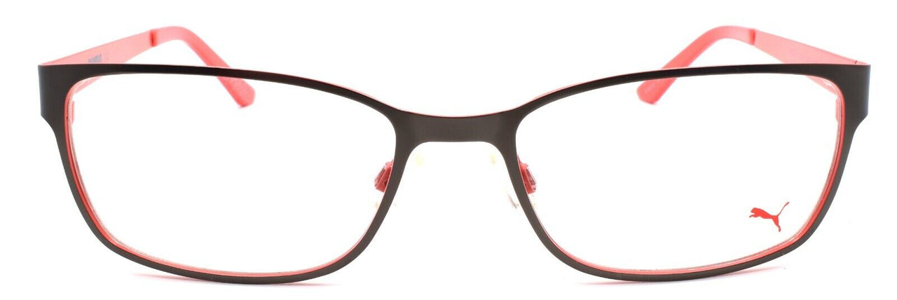 2-PUMA PE0015O 004 Eyeglasses Frames 53-17-140 Ruthenium / Salmon-889652034089-IKSpecs