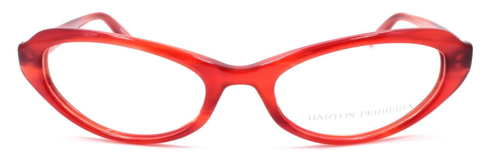 2-Barton Perreira Lolita Women's Eyeglasses Frames Cat Eye 52-18-133 Scarlet Red-672263038764-IKSpecs