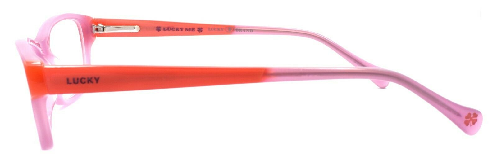 3-LUCKY BRAND Favorite Eyeglasses Frames SMALL 49-16-130 Pink + CASE-751286228137-IKSpecs