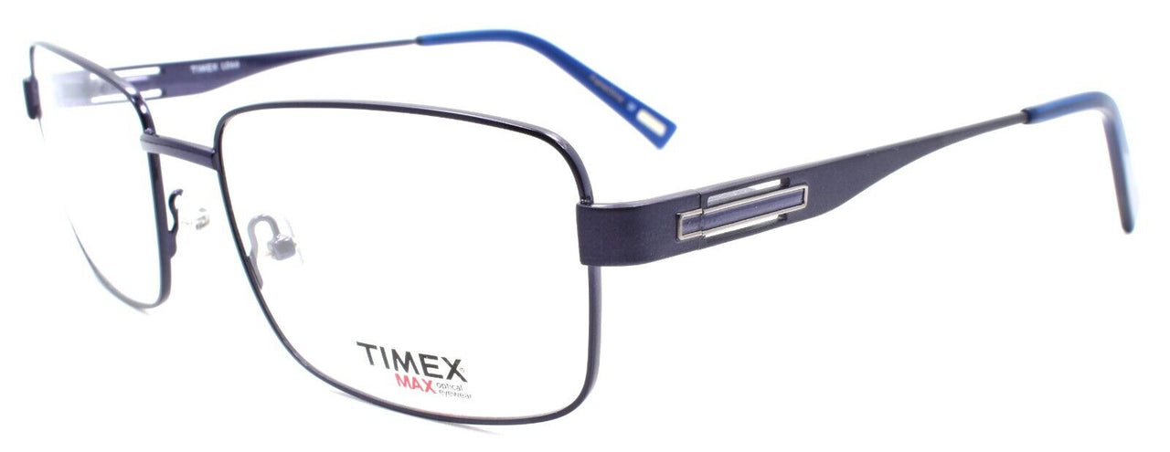 1-Timex L066 NV Men's Eyeglasses Frames Large 58-18-150 Navy Blue-715317080811-IKSpecs