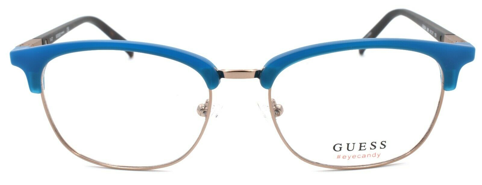 2-GUESS GU3024 088 Eye Candy Women's Eyeglasses Frames 51-17-135 Matte Turquoise-664689924622-IKSpecs