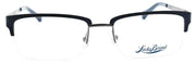 2-LUCKY BRAND Pipeline Men's Eyeglasses Frames Half-rim 53-18-140 Navy Blue + CASE-751286256338-IKSpecs