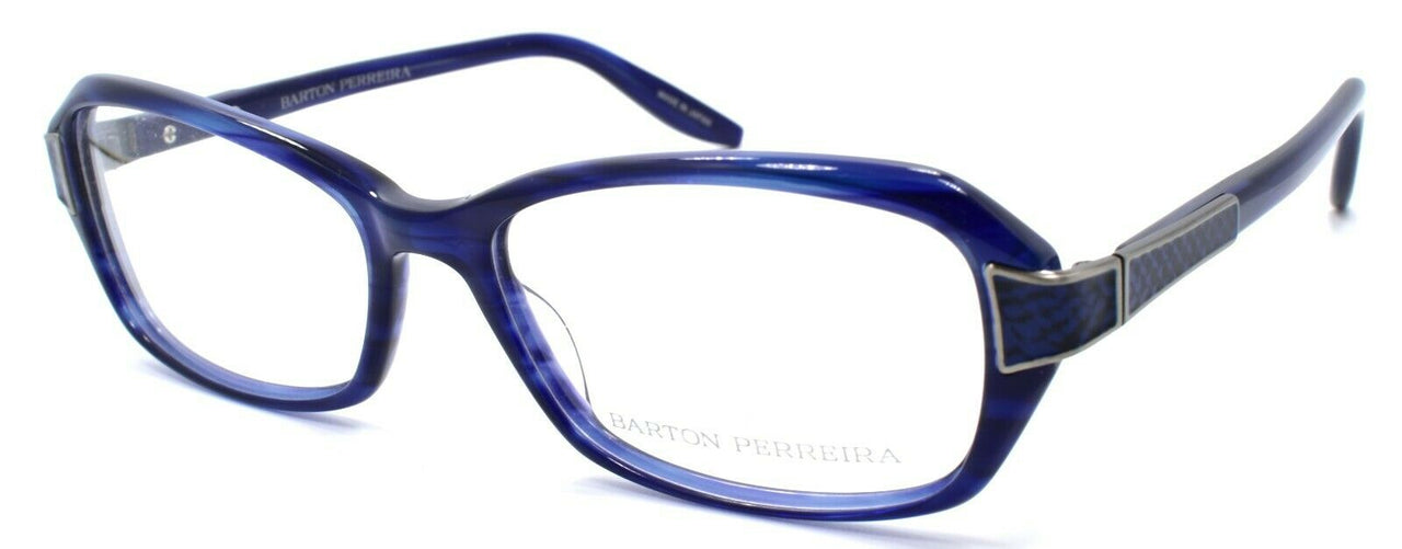 1-Barton Perreira Devereaux COB/CBS Women's Glasses Frames 53-17-135 Cobalt Blue-672263037996-IKSpecs