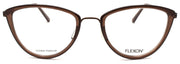 2-Flexon W3020 210 Women's Eyeglasses Frames Brown 52-21-140 Flexible Titanium-883900205269-IKSpecs