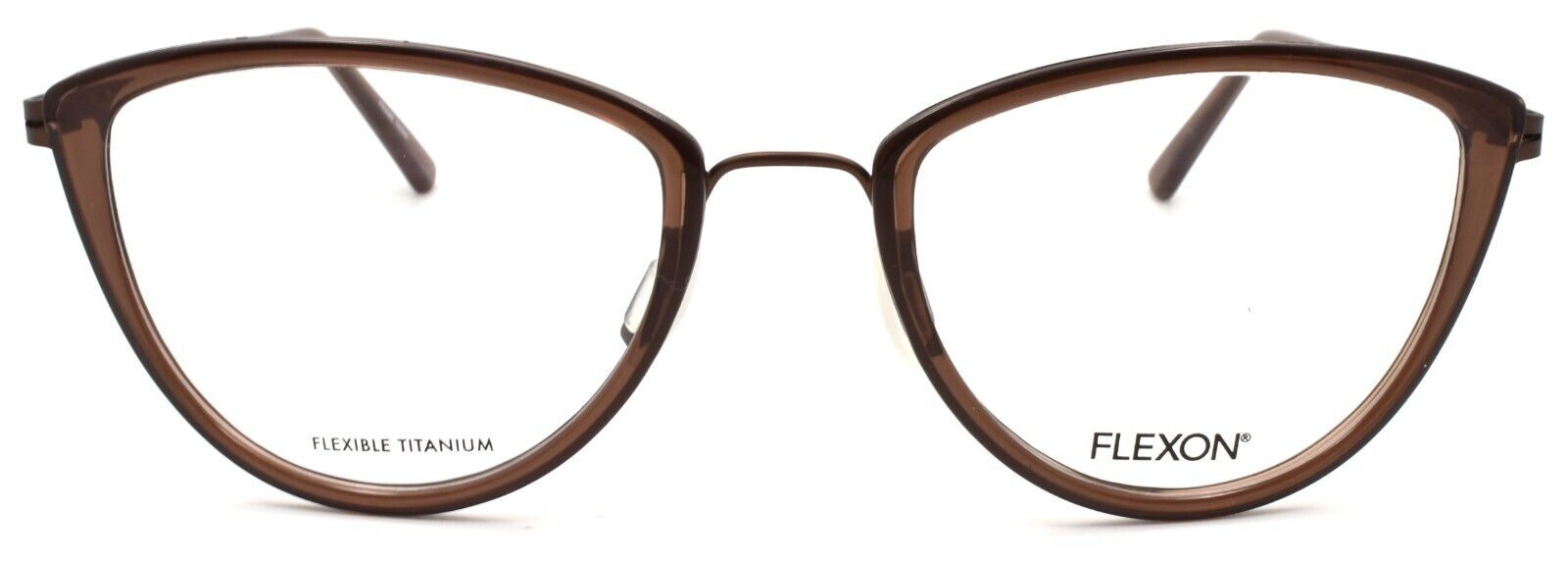 2-Flexon W3020 210 Women's Eyeglasses Frames Brown 52-21-140 Flexible Titanium-883900205269-IKSpecs