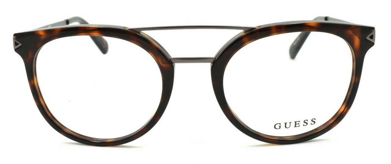 2-GUESS GU1964 052 Men's Eyeglasses Frames Aviator 50-20-145 Dark Havana + CASE-889214012579-IKSpecs
