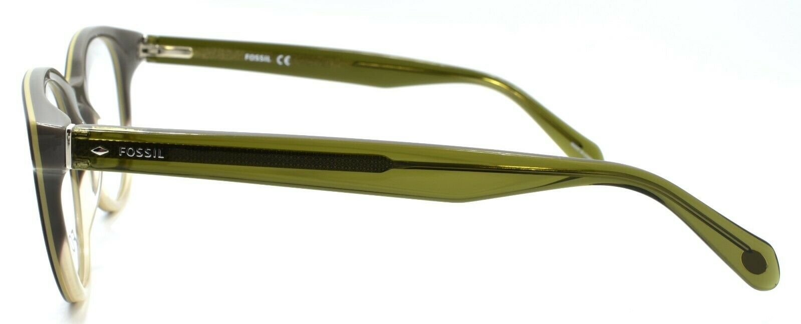 3-Fossil FOS 7012 4C3 Men's Eyeglasses Frames Round 50-19-145 Olive-762753342560-IKSpecs