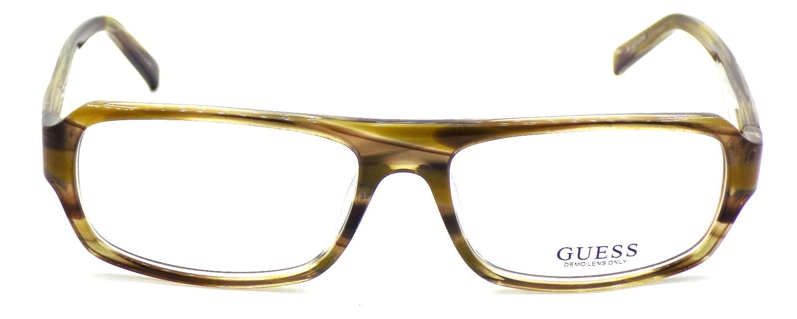 2-GUESS GU1747 BRN Men's Eyeglasses Frames 55-16-140 Brown Horn + Case-715583507142-IKSpecs