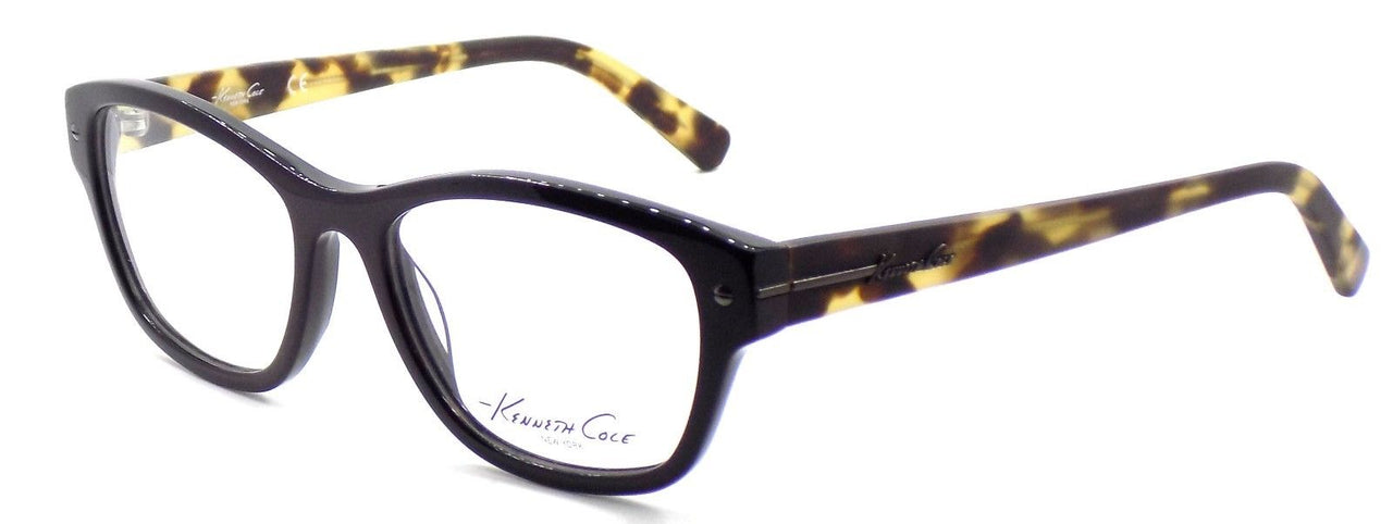 1-Kenneth Cole NY KC0244 001 Women's Eyeglasses 52-17-135 Shiny Black + CASE-664689815531-IKSpecs