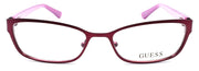 2-GUESS GU2515 070 Women's Eyeglasses Frames Petite 50-16-135 Matte Bordeaux-664689713837-IKSpecs