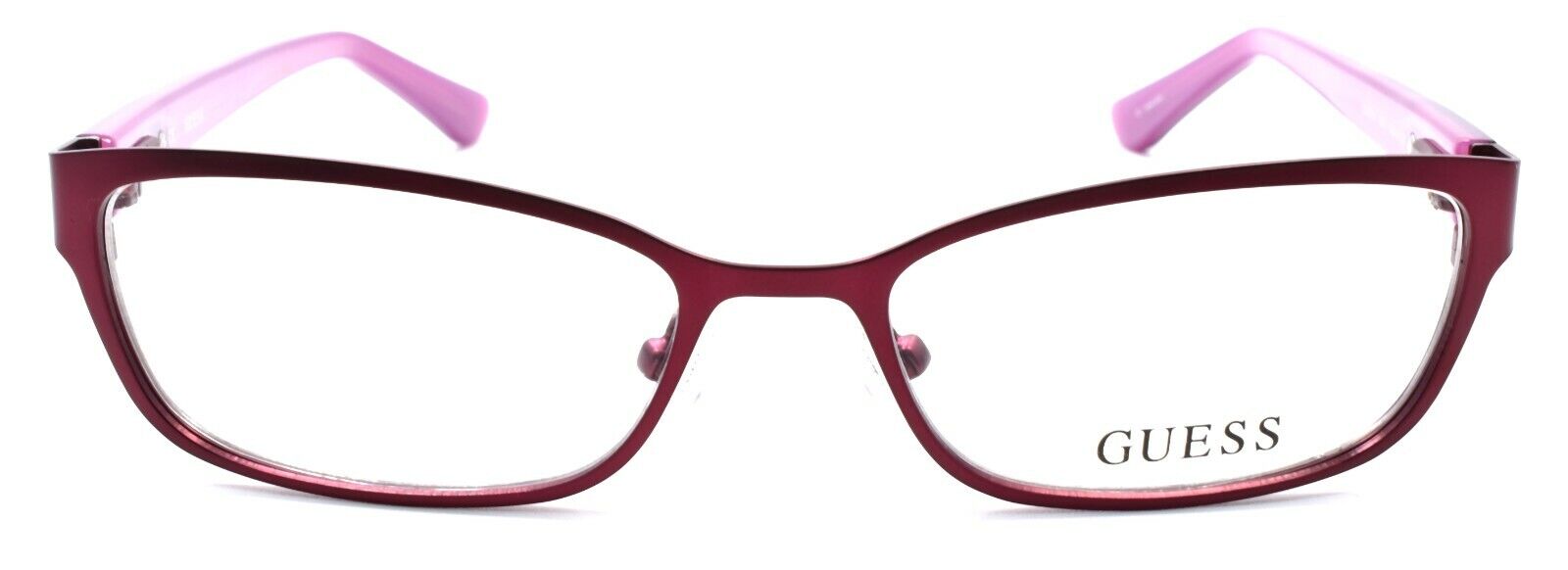 2-GUESS GU2515 070 Women's Eyeglasses Frames Petite 50-16-135 Matte Bordeaux-664689713837-IKSpecs