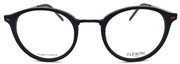 2-Flexon B2024 001 Men's Eyeglasses Frames Black 50-23-145 Flexible Titanium-883900206518-IKSpecs