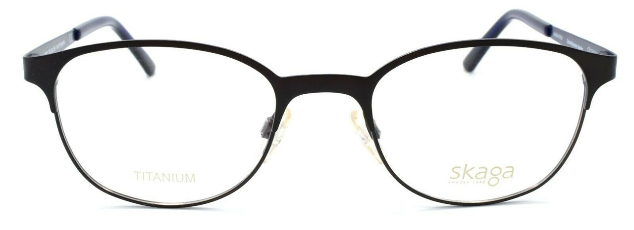 2-Skaga 3748-U Timo 201 Men's Eyeglasses Frames TITANIUM 50-20-140 Brown-IKSpecs