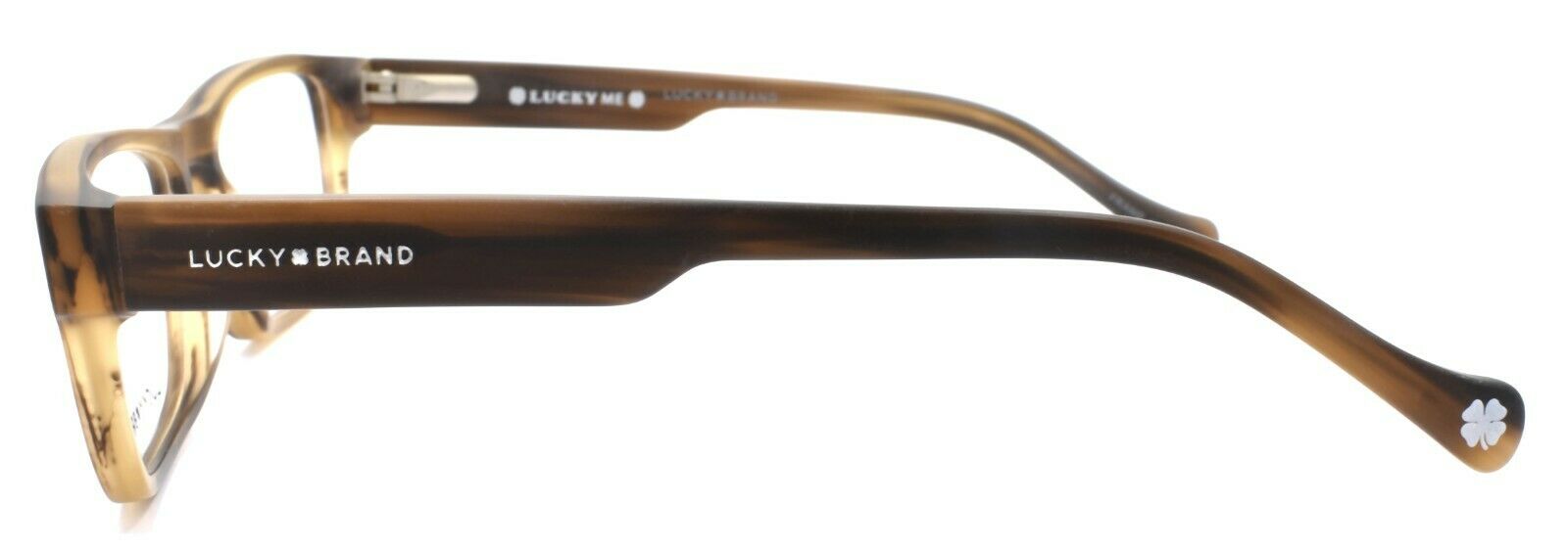 3-LUCKY BRAND D804 Kids Boys Eyeglasses Frames 49-16-130 Matte Brown Horn-751286295252-IKSpecs