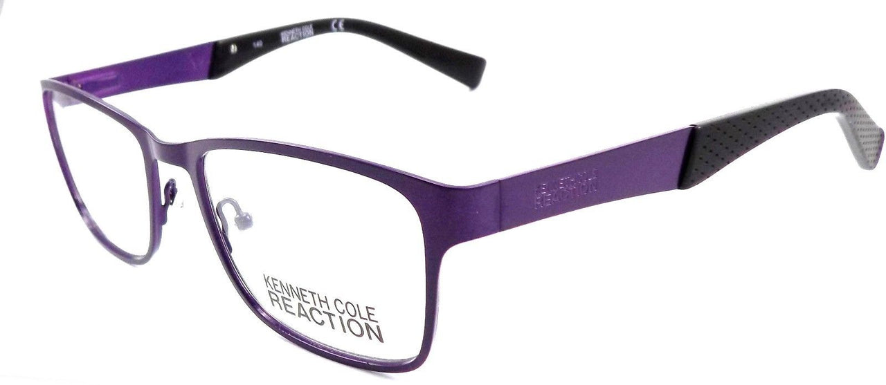1-Kenneth Cole REACTION KC0769 082 Eyeglasses 52-18-140 Matte Violet + Case-664689705702-IKSpecs