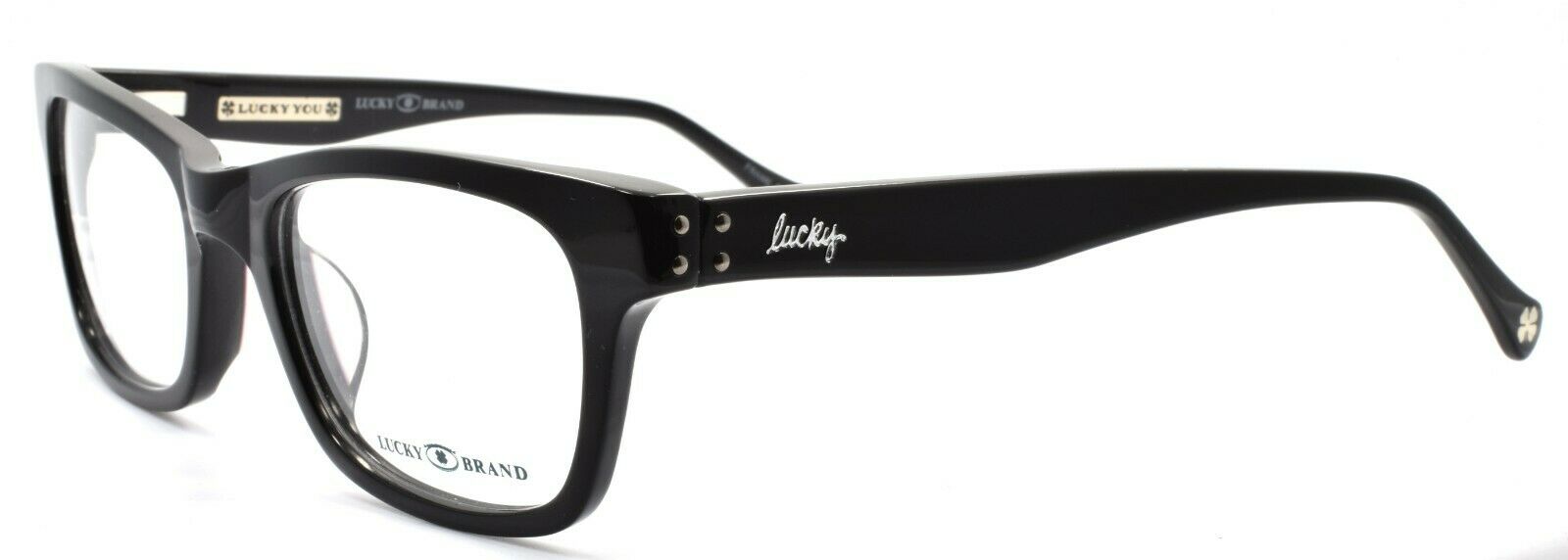 1-LUCKY BRAND Tropic UF Women's Eyeglasses Frames 52-20-140 Black + CASE-751286247978-IKSpecs