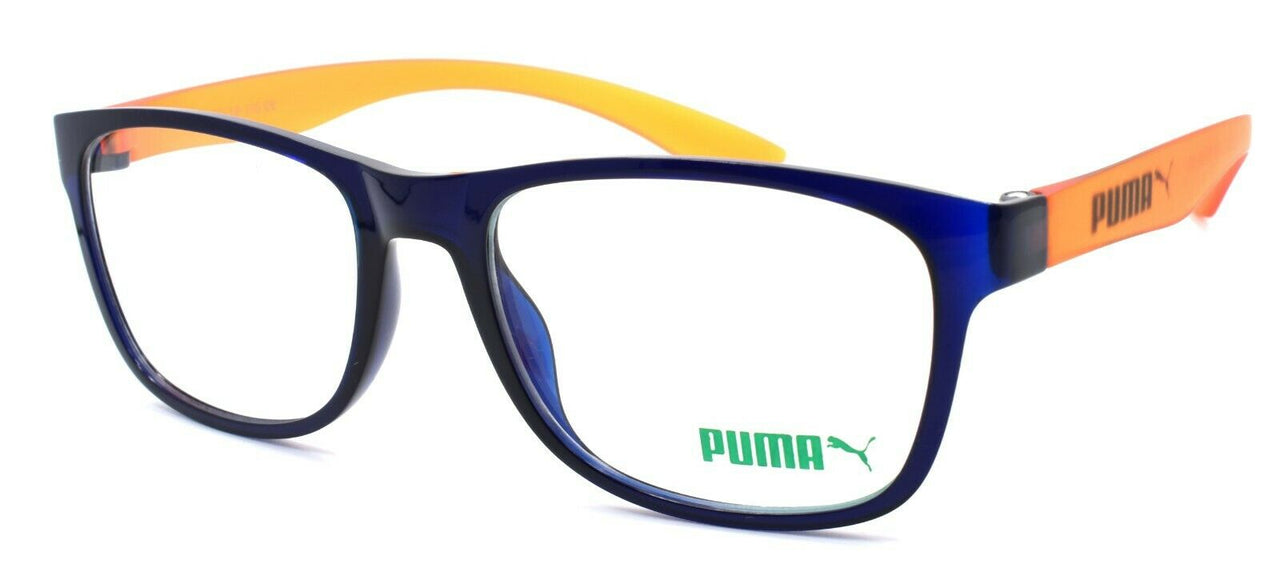 1-PUMA PU0035O 004 Unisex Eyeglasses Frames 53-18-145 Blue / Orange-889652003382-IKSpecs