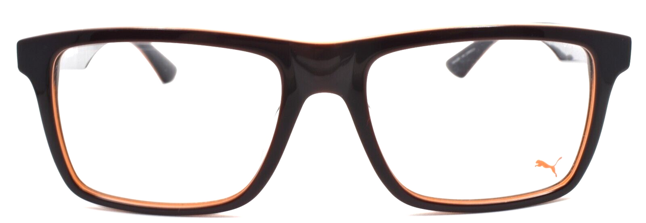 2-PUMA PU0052O 005 Men's Eyeglasses Frames 54-18-145 Brown-889652016160-IKSpecs