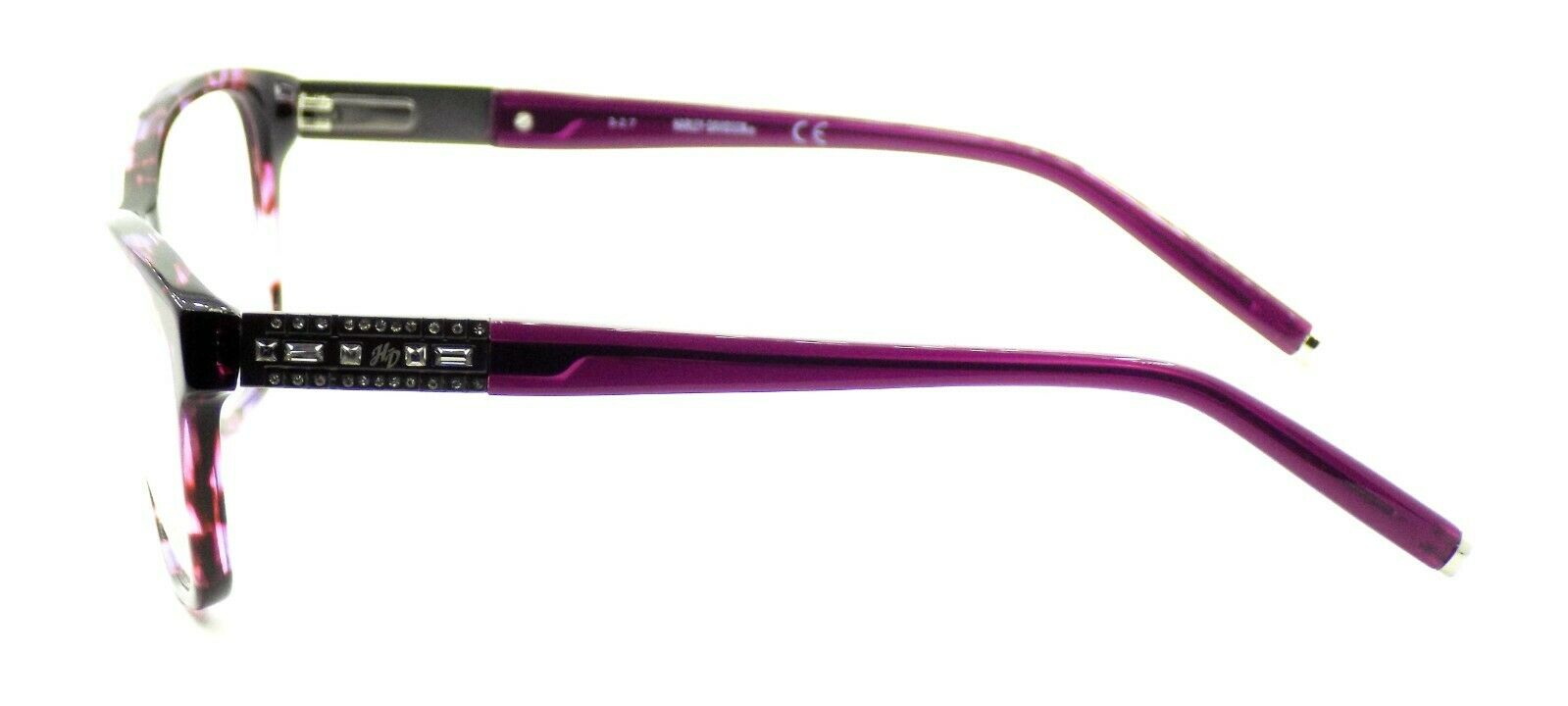 3-Harley Davidson HD0539 083 Women's Eyeglasses Frames 54-17-135 Violet / Crystals-664689891047-IKSpecs