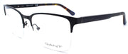 1-GANT GA3202 002 Men's Eyeglasses Frames Half-rim 55-18-140 Matte Black-889214107190-IKSpecs