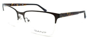 1-GANT GA3202 009 Men's Eyeglasses Frames Half-rim Large 58-18-150 Matte Gunmetal-889214125873-IKSpecs