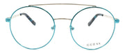 2-GUESS GU2714 084 Women's Eyeglasses Frames Aviator 52-18-135 Shiny Light Blue-889214034120-IKSpecs