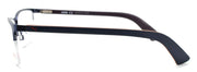 3-PUMA PU0028O 002 Men's Eyeglasses Frames Half-rim 54-18-140 Blue + CASE-889652002538-IKSpecs