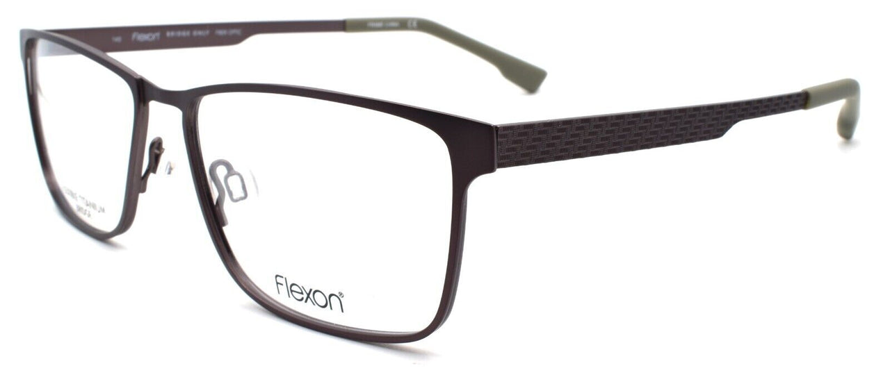 1-Flexon E1036 033 Men's Eyeglasses Frames Gunmetal 56-17-145 Titanium Bridge-883900201421-IKSpecs