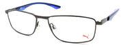 1-PUMA PU0065O 004 Men's Eyeglasses Frames 54-16-140 Ruthenium / Blue-889652028262-IKSpecs