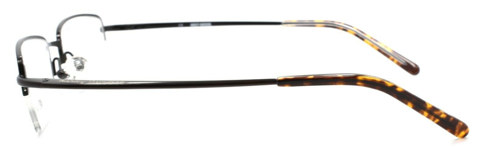 3-Harley Davidson HD276 BRN Men's Half-rim Eyeglasses Frames 51-19-140 Brown-715583107090-IKSpecs