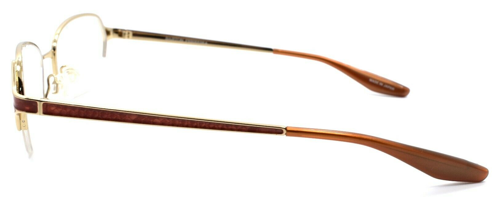 3-Barton Perreira Valera Women's Eyeglasses Frames 50-18-135 Gold / Rust Snake-672263039914-IKSpecs