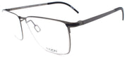 1-Flexon B2001 033 Men's Eyeglasses Gunmetal 56-17-145 Flexible Titanium-883900203333-IKSpecs