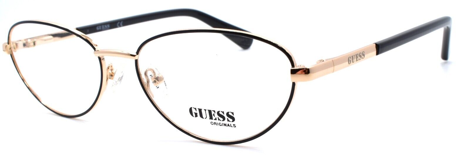 1-GUESS GU8238 033 Eyeglasses Frames 55-16-140 Pink Gold / Black-889214282651-IKSpecs