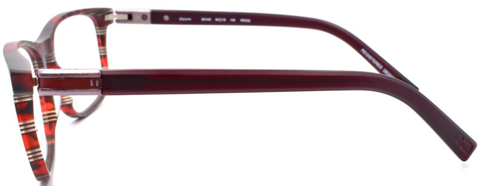 3-OGA by Morel 8314O RR032 Men's Eyeglasses Frames 54-18-140 Dark Red-3604770905724-IKSpecs