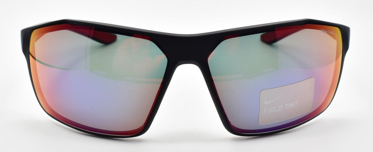 Nike Windstorm E CW4673 010 Sunglasses Wraparound Black / Field Tint Mirror